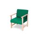 Wooden Easy Seating Armchair