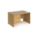 Maestro 25 Panel Two Drawer Desk