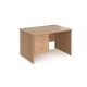 Maestro 25 Panel Three Drawer Desk
