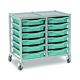 12 Single Tray Science Trolley
