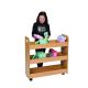 Wooden Lunchbox Trolley