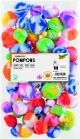 FOLIA POMPONS RAINBOW 100 PCS ASSTD