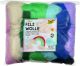 FOLIA FELTING WOOL RAINBOW 350G 12 ASSTD